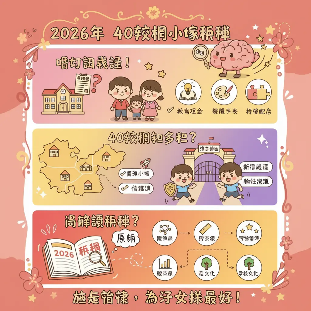 40校網小學排名 - 校網