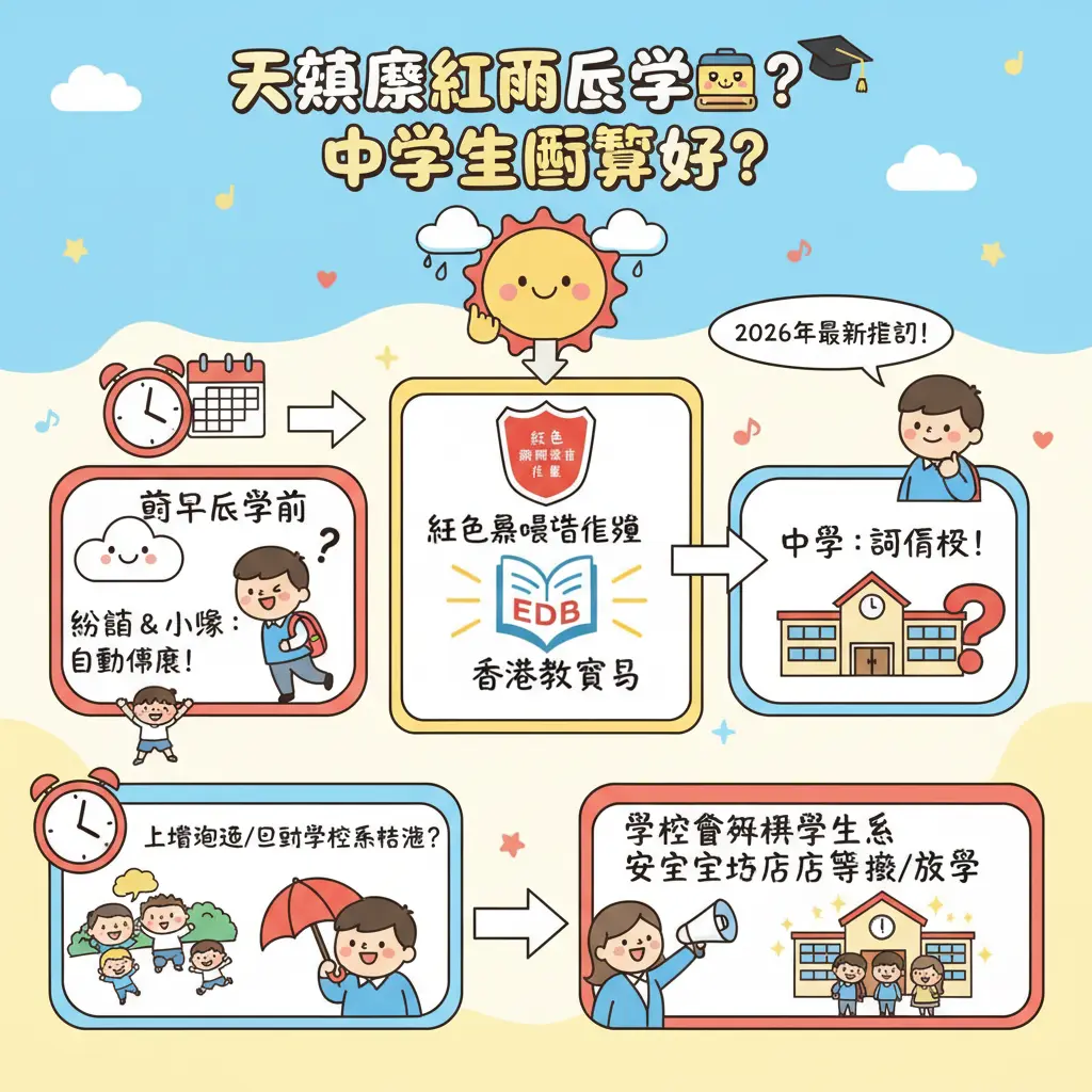 紅雨使唔使返學中學 - 天文臺